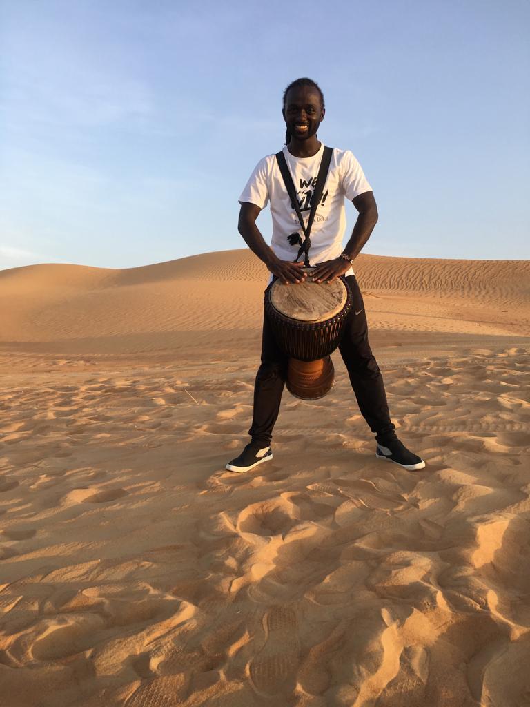 African dancers and drummers